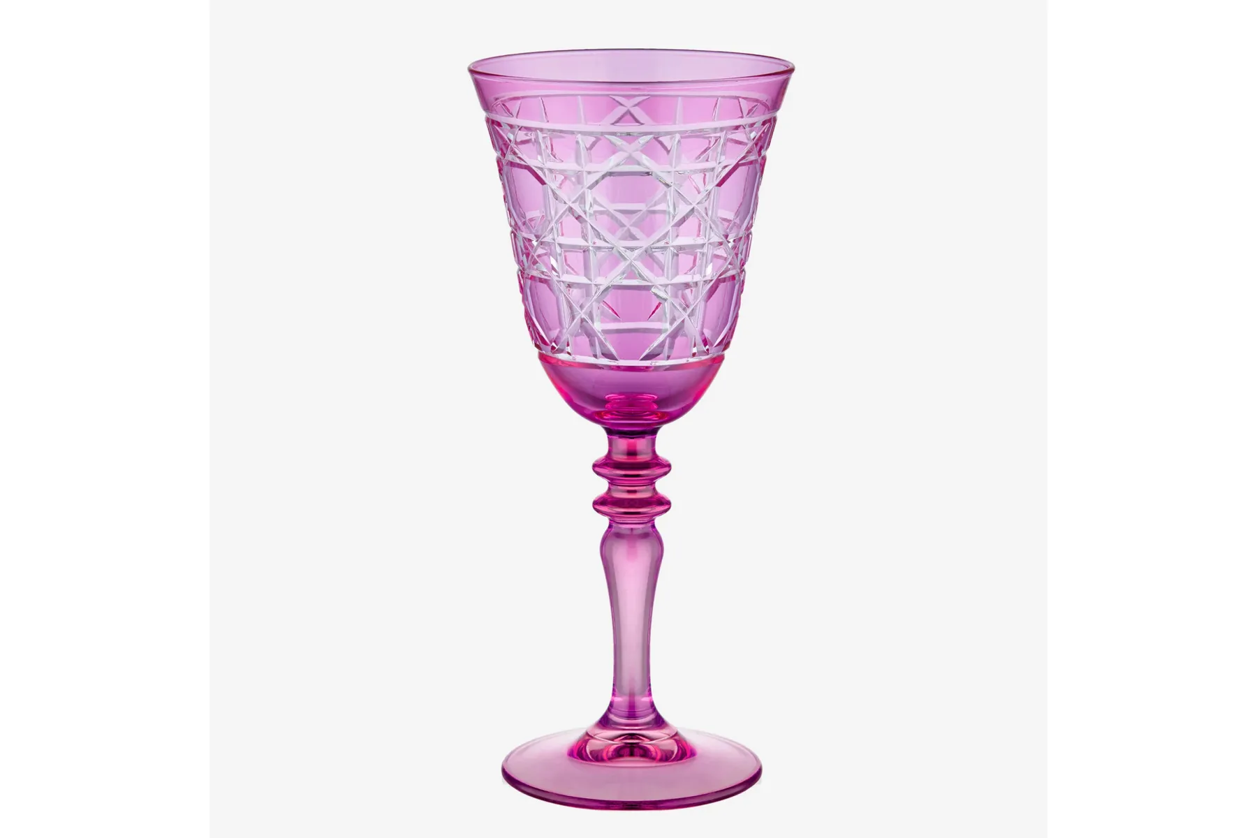 Pembe Cam Kadeh 270 Ml Gloria Collection by Chiara Alessi