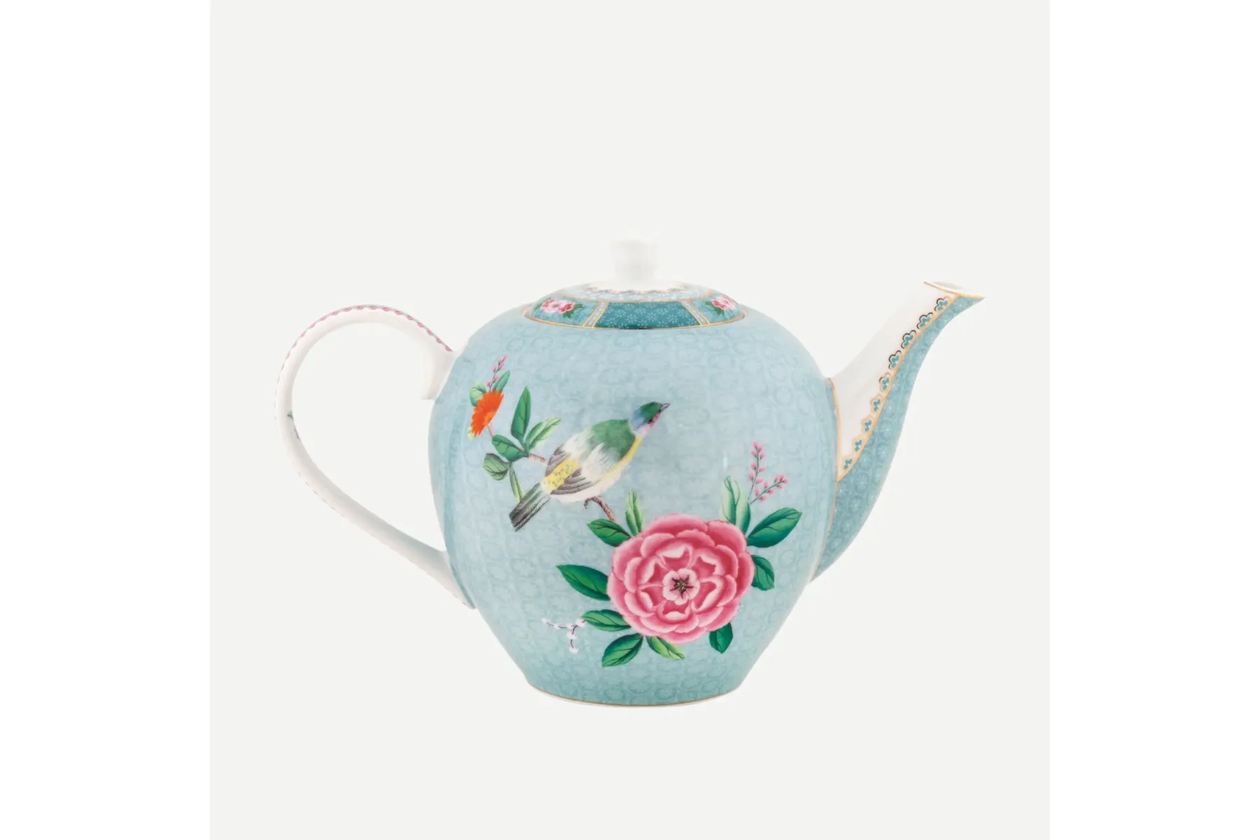 Mavi Porselen Demlik 1600 ml Blushing Birds Collection by Pip Studio