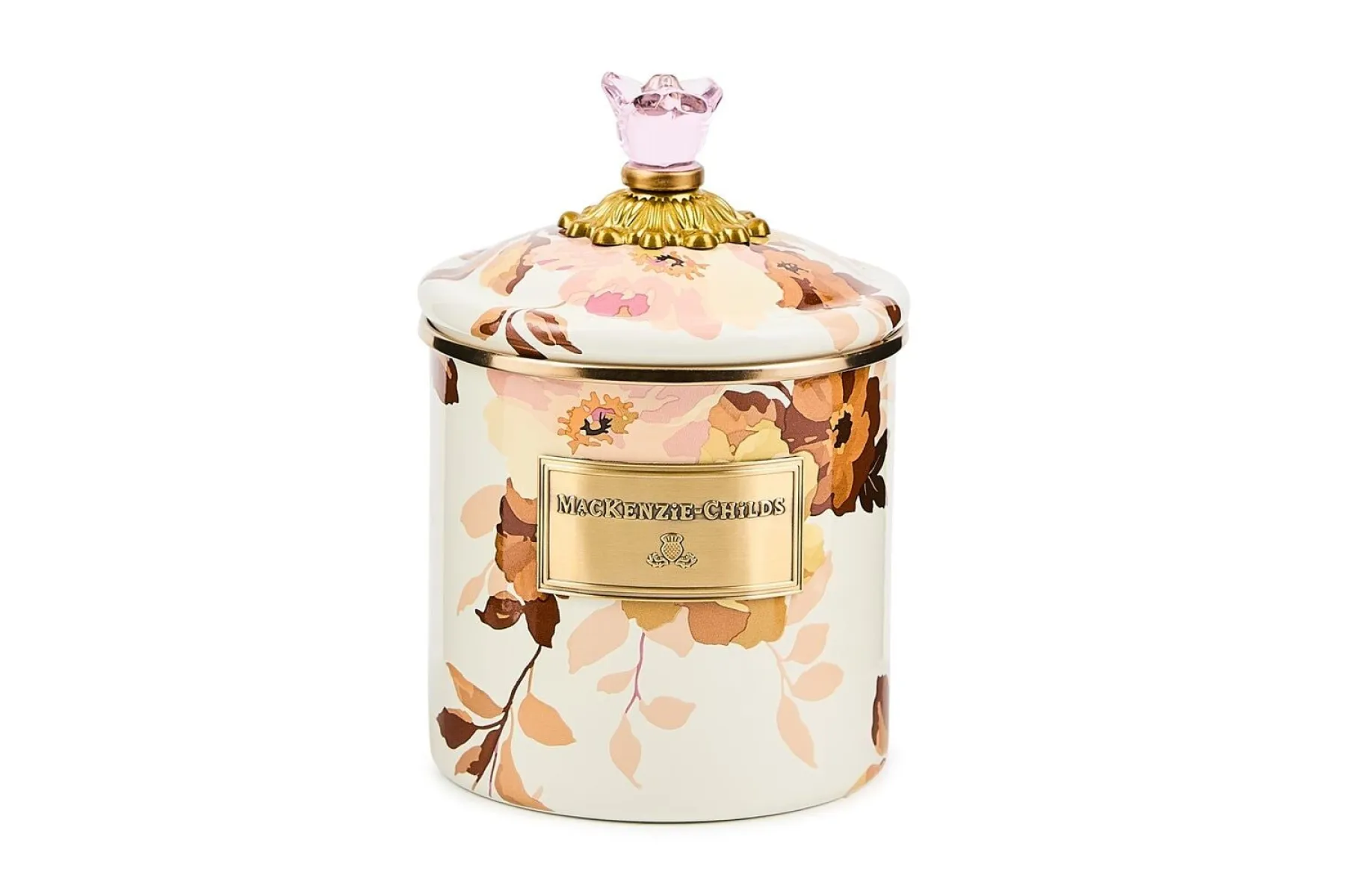 Wild Rose White Small Canister