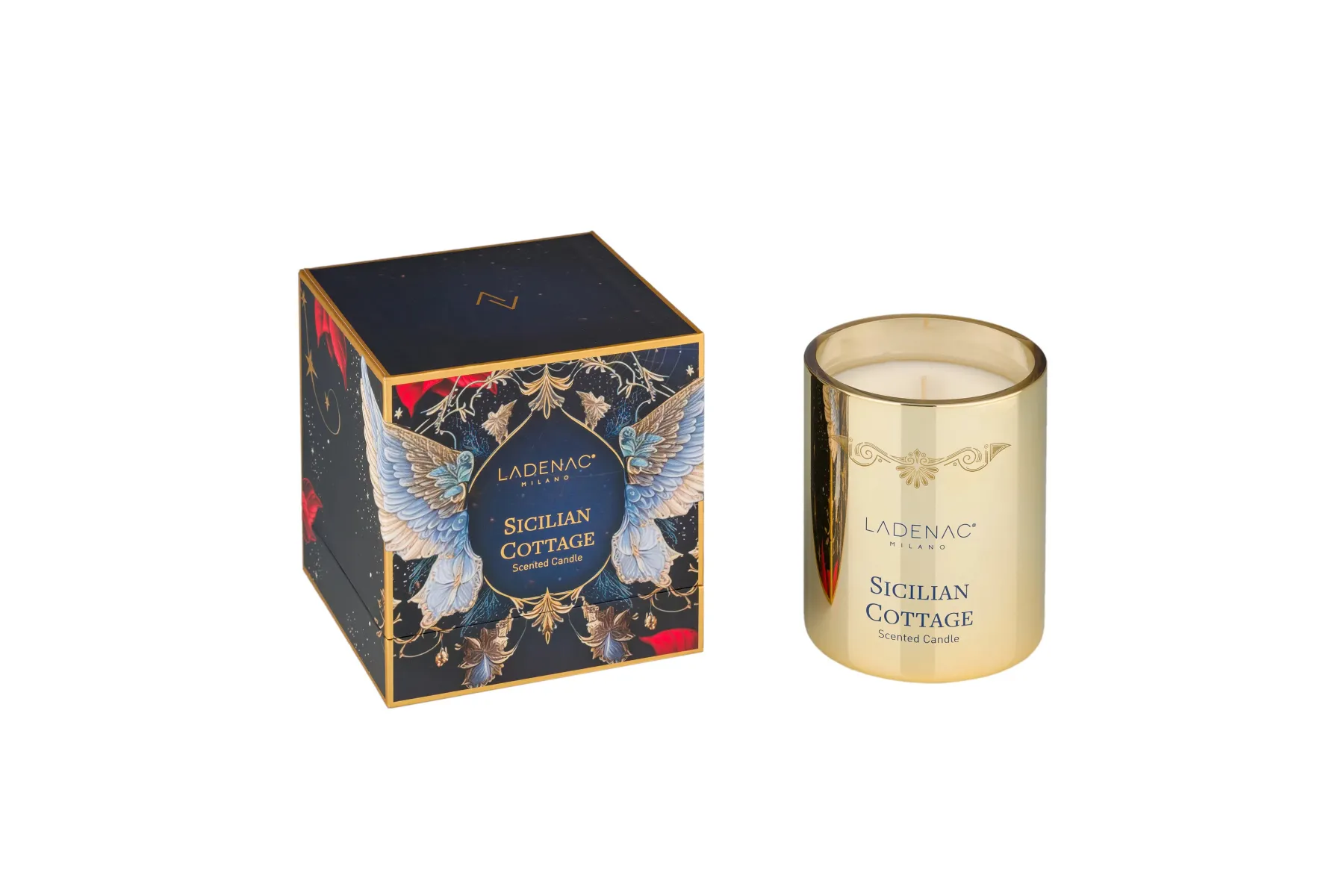 Altın Cam Mum 330 Gr Sicialian Cottage Collection by Ladenac Milano