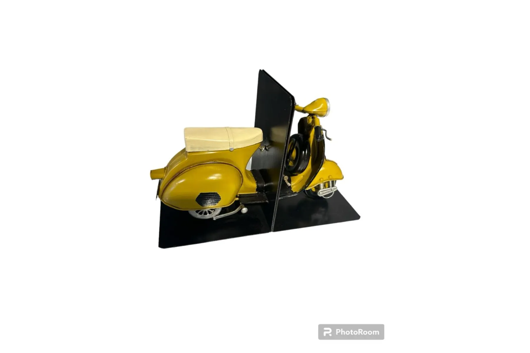 Luckyart Sarı Vespa Kitaplık 30x13x19 Cm