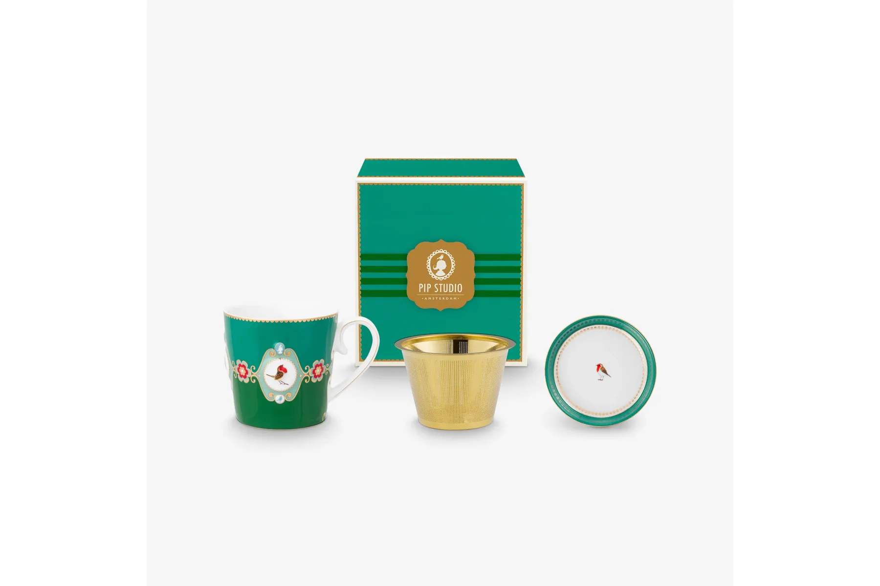 Pip Studio Yeşil Porselen Kupa Seti 250 ml.