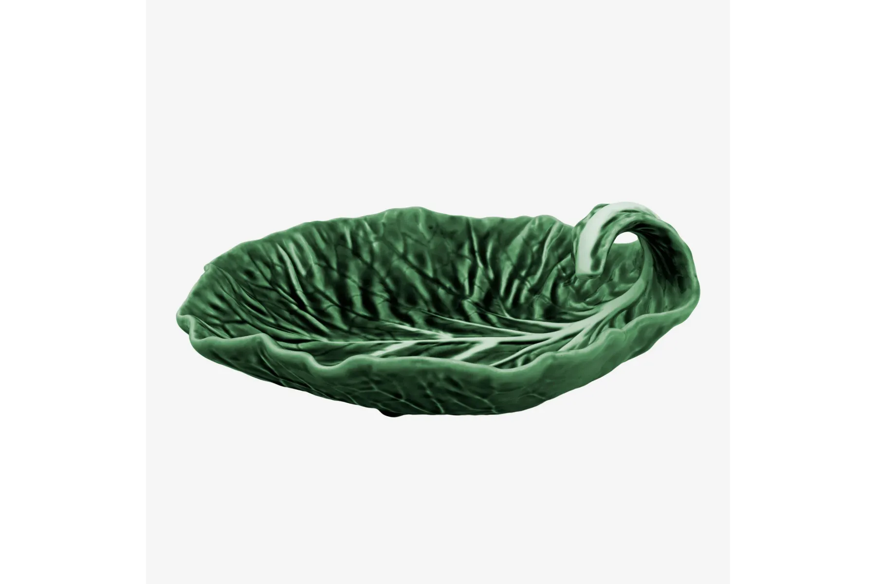 Yeşil Seramik Servis Tabağı 25 Cm Cabbage Collection by Bordallo Pinheiroo