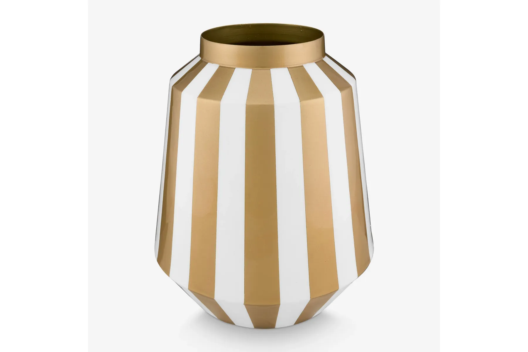 Beyaz Metal Vazo 24X29 Cm Dot Delight Collection by Pip Studio