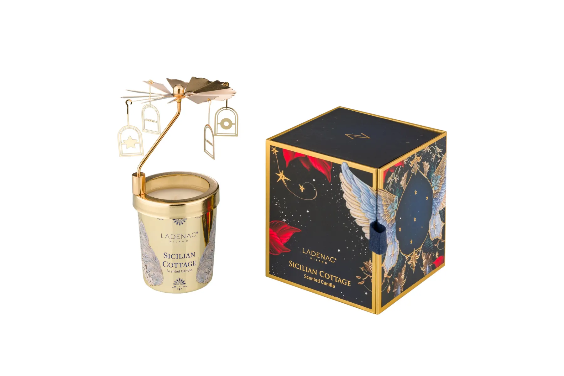 Altın Cam Mum 75 Gr Sicialian Cottage Collection by Ladenac Milano