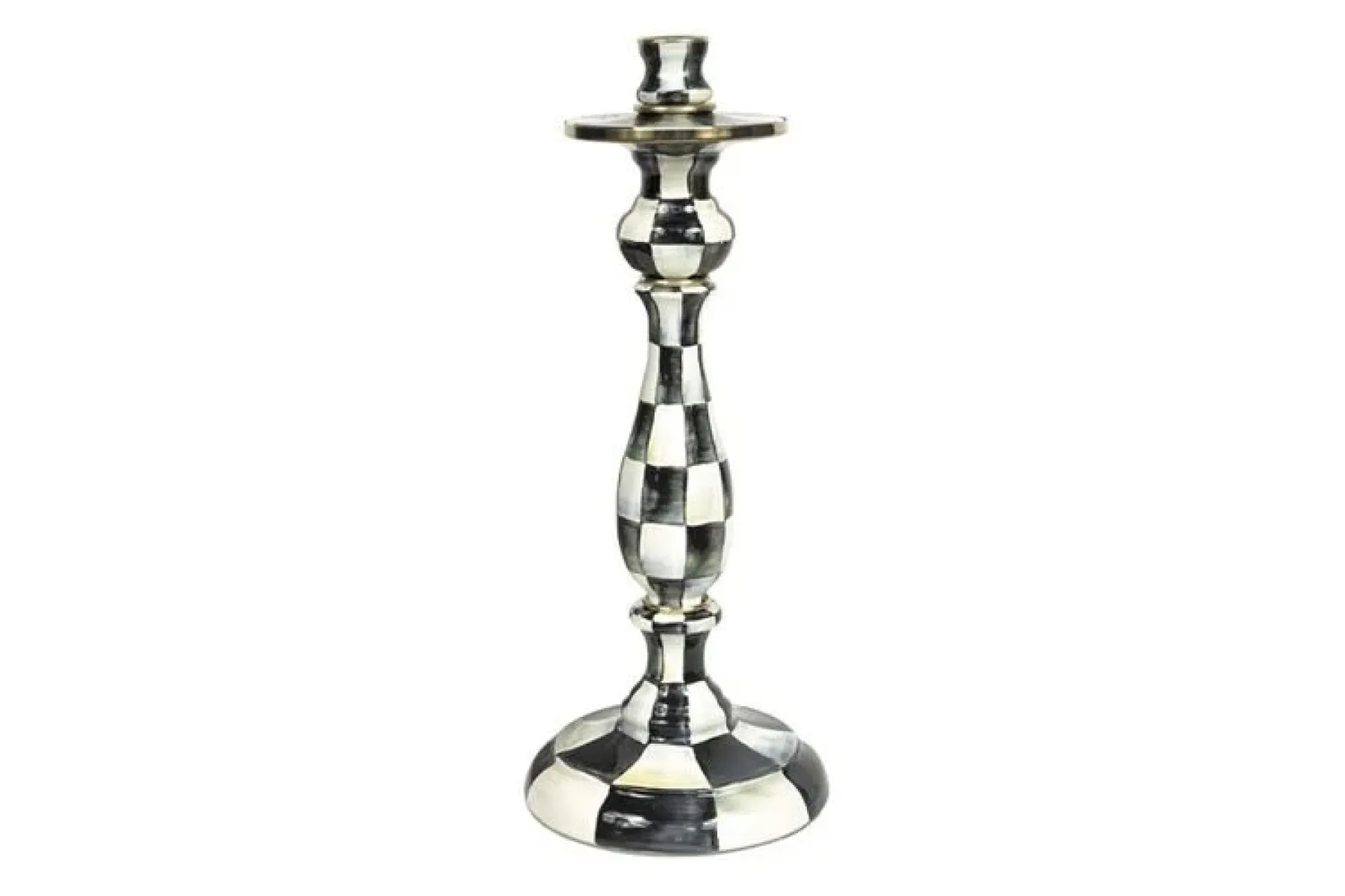 courtly-check-enamel-candlestick-large