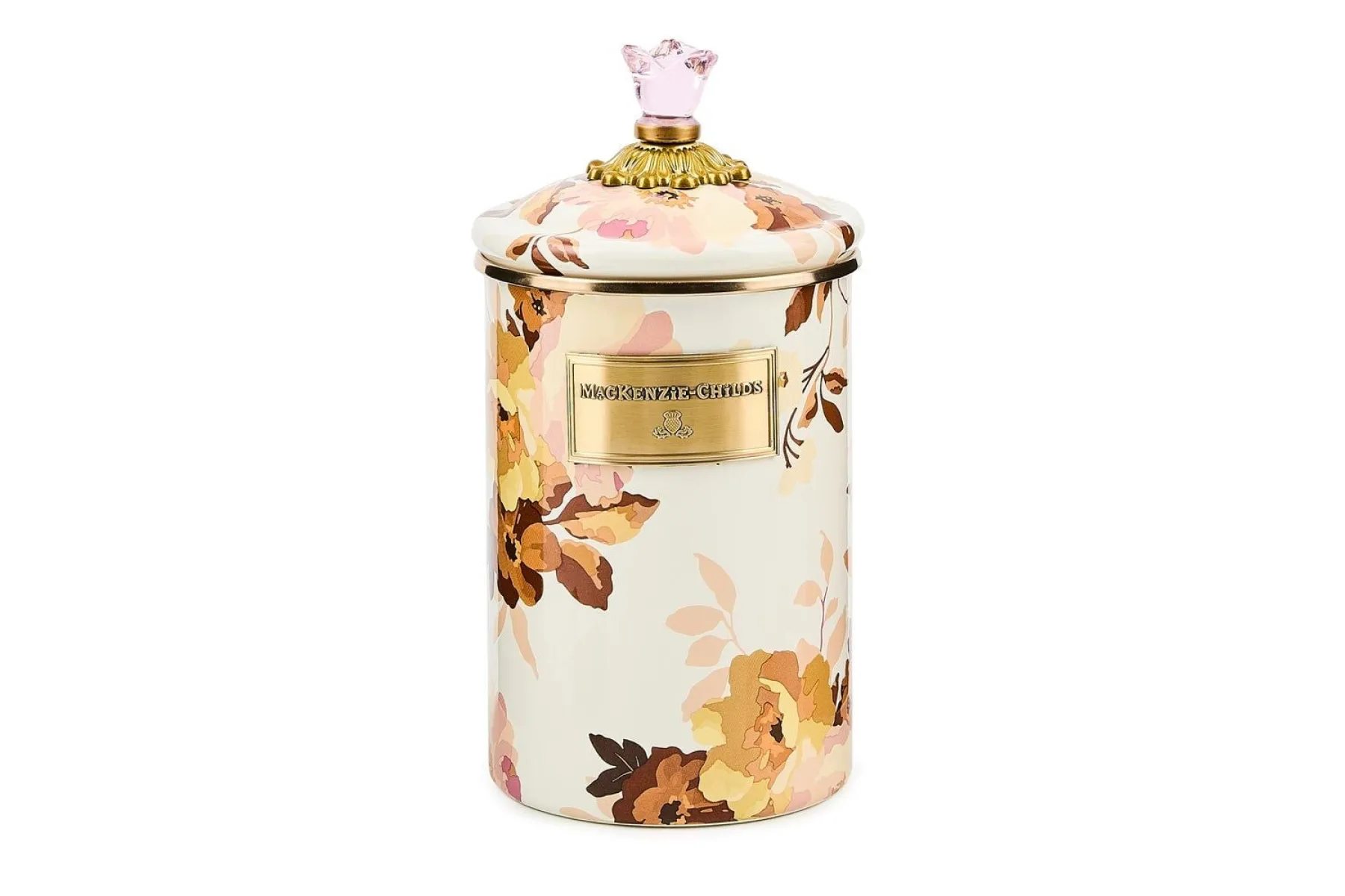 Wild Rose White Large Canister