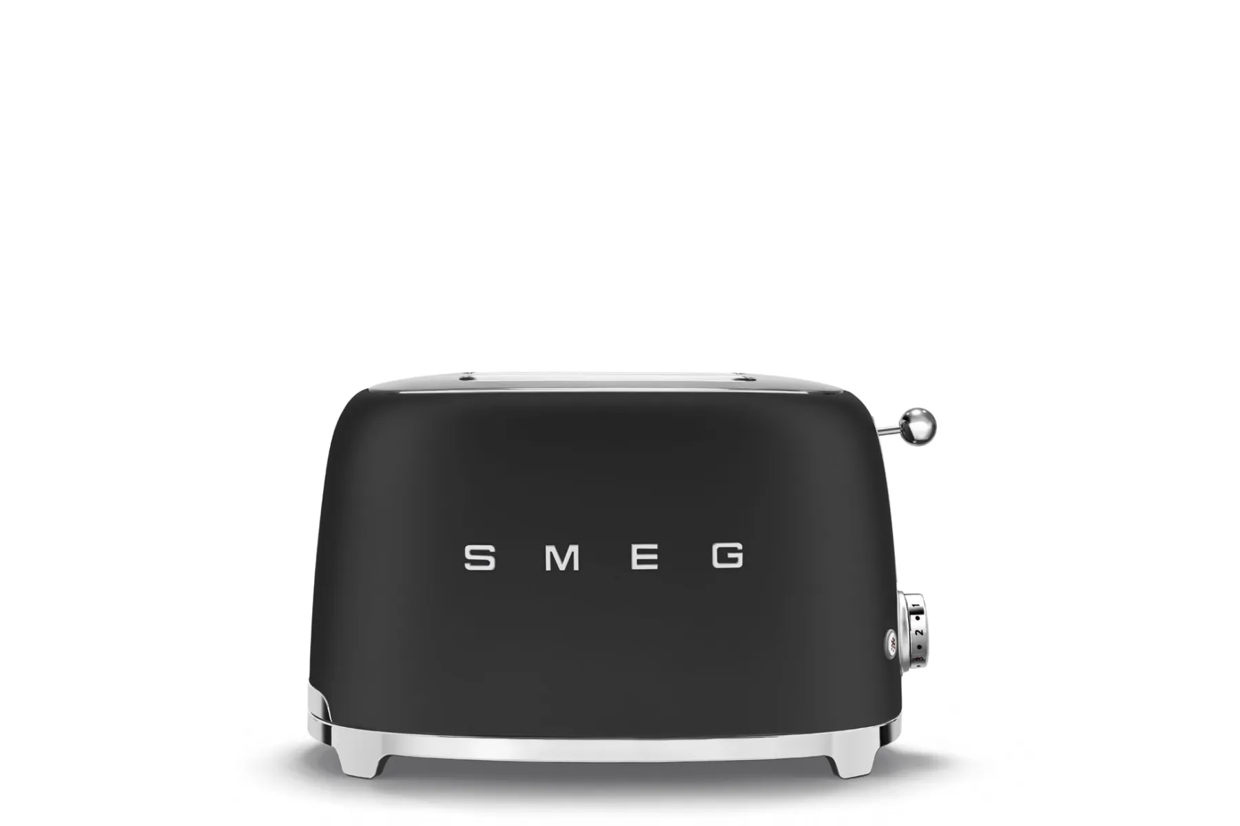 Smeg 50'S 2x1 Style Retro Mat Siyah Ekmek Kızartma Makinesi