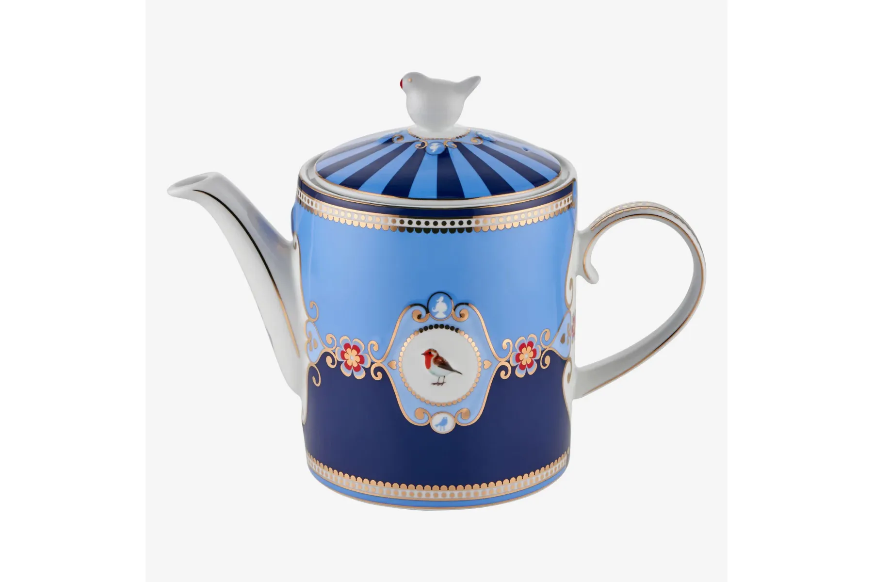 Mavi Porselen Demlik 1300 Ml Love Birds Collection by Pip Studio