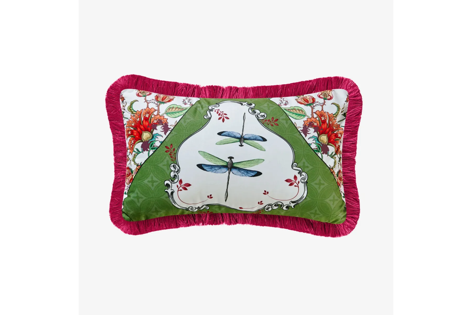 Yeşil Kadife Dekoratif Yastık 30X50 Cm Allure Collection by Chiara Alessi