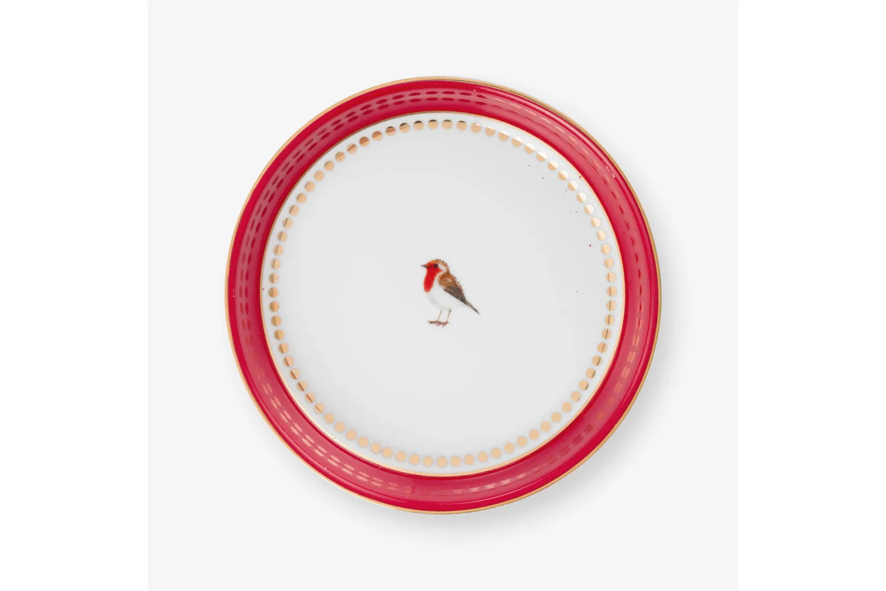 Pip Studio Kırmızı Porselen Çay Tabağı 9 Cm