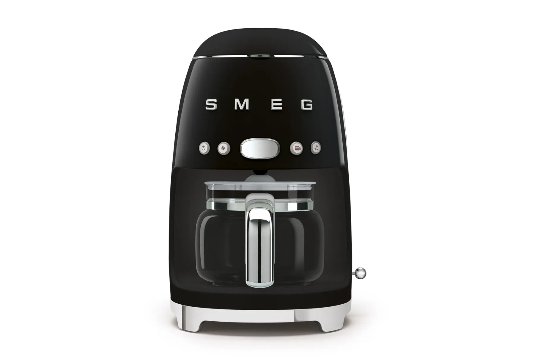 SMEG 50'S Style Retro Siyah Filtre Kahve Makinesi